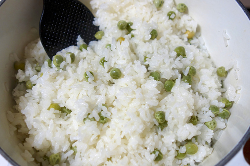 peas rice photo