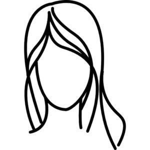 female-with-long-wavy-hair-outline_318-47199